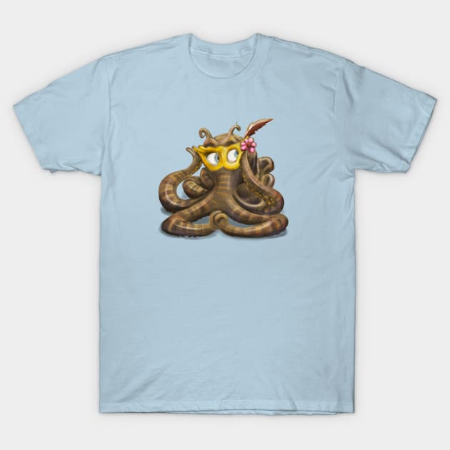 Octopus in Disguise T-Shirt by Jason's Doodles